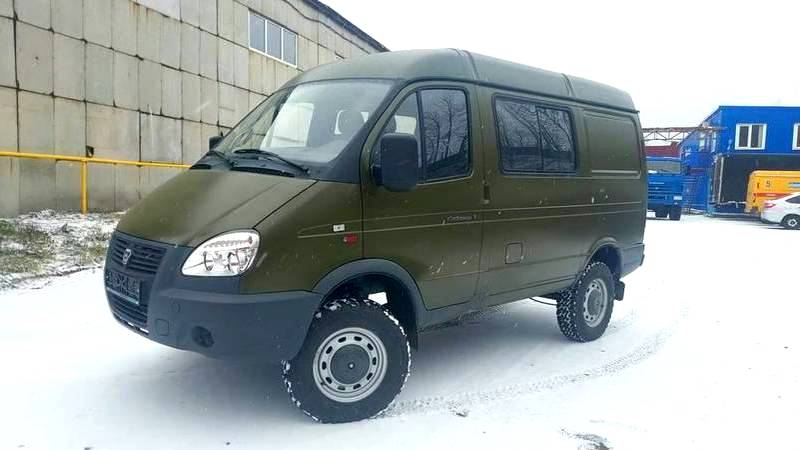 ГАЗ Соболь Бизнес цвета хаки