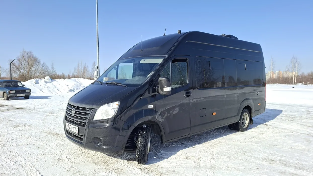 Автобус ВИП на базе ГАЗель Некст, А31R33, черный — изображение 5